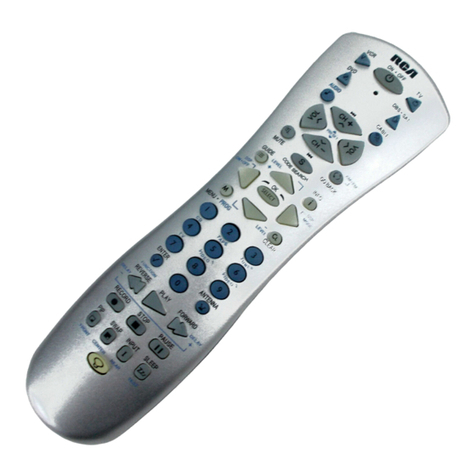 RCA RCU600M - Universal Remote Control User manual