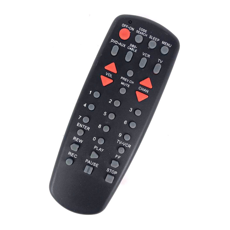 RCA RCU404 - RCU 404 Universal Remote Control User manual