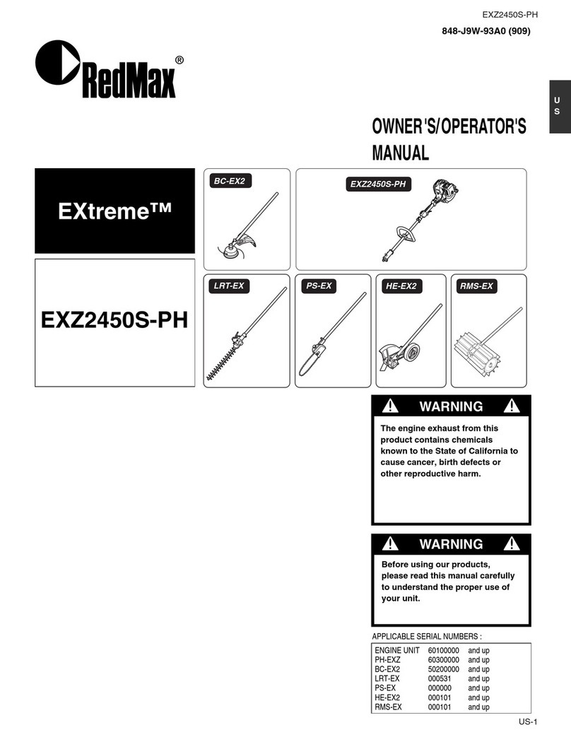 RedMax EXTREME EXZ2450S-PH Owner's/operator's manual
