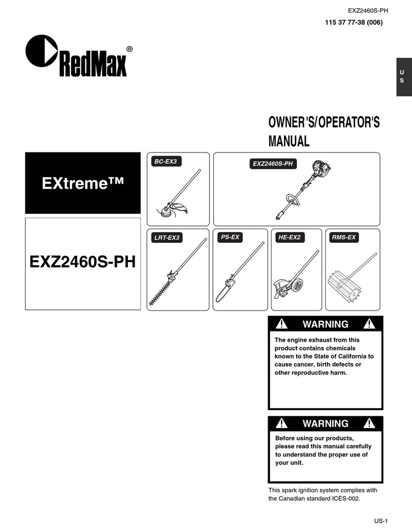 RedMax EXTREME EXZ2460S-PH Owner's/operator's manual
