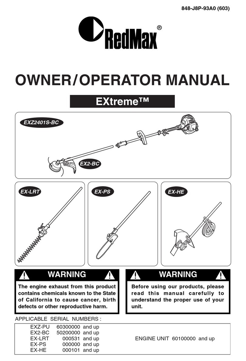 RedMax EXtreme EX-LRT Owner's/operator's manual