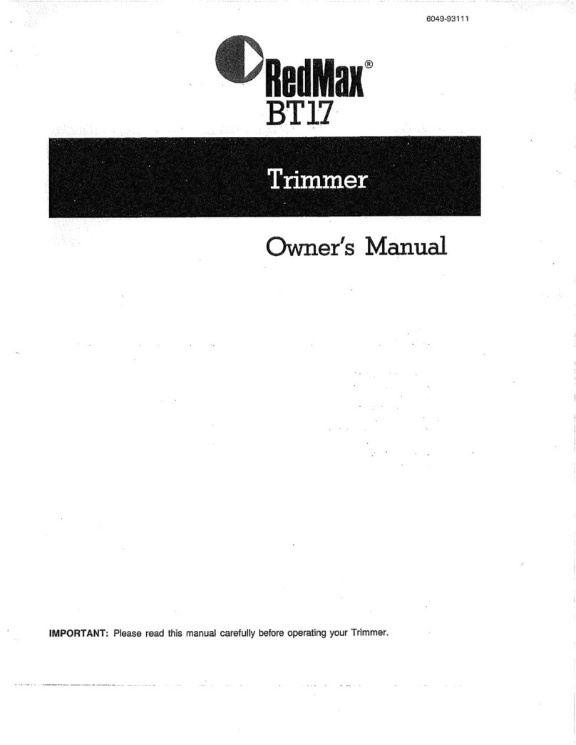 RedMax BT17 owner's manual