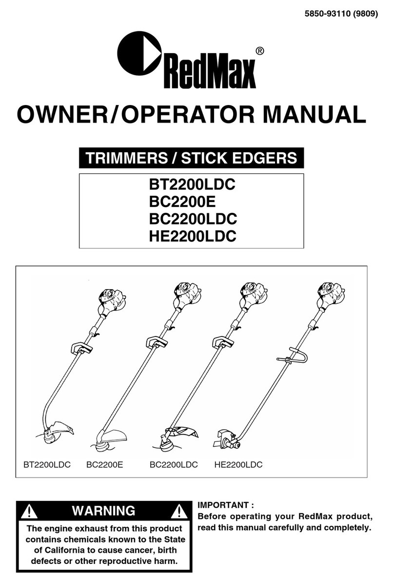 RedMax BC2200E Owner's/operator's manual