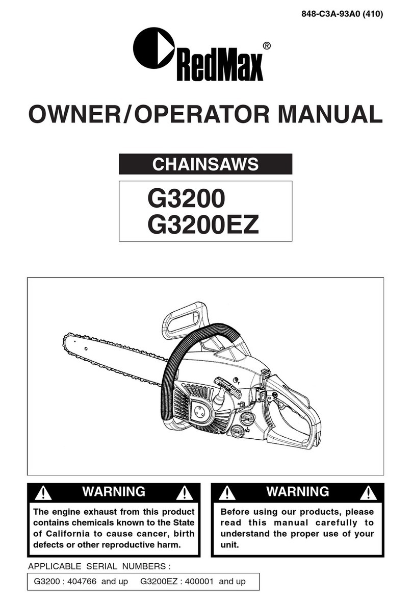 RedMax G3200 Owner's manual