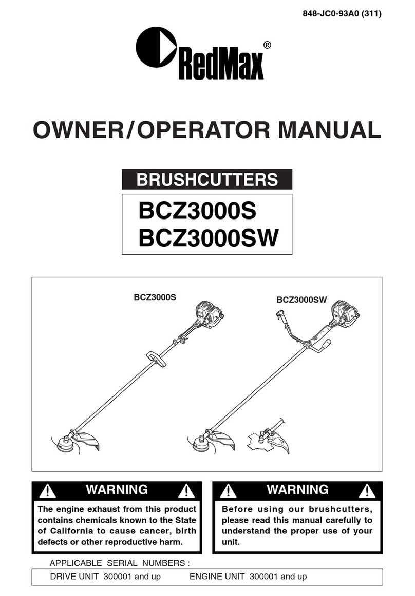 RedMax BCZ3000S Owner's manual