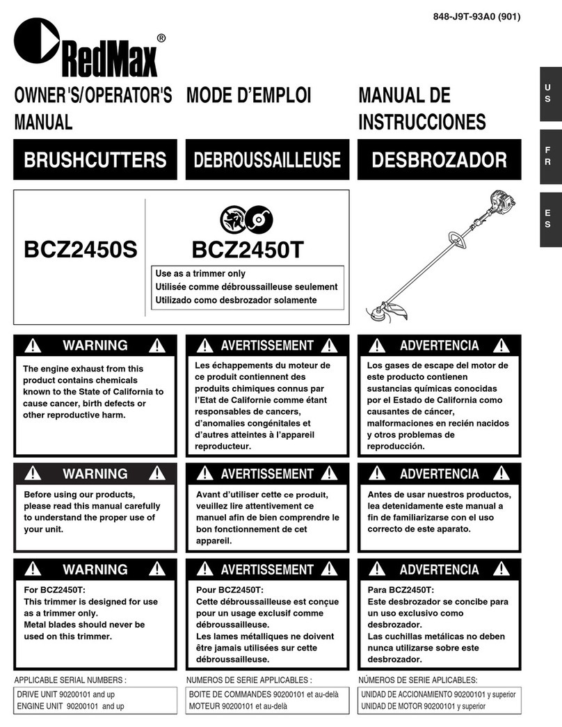 RedMax BCZ2450T Owner's/operator's manual