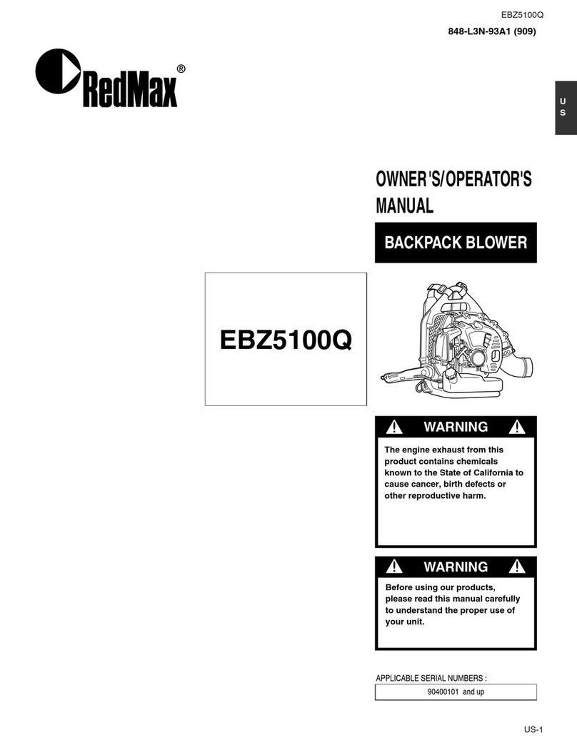 RedMax US-1 EBZ5100Q Owner's manual