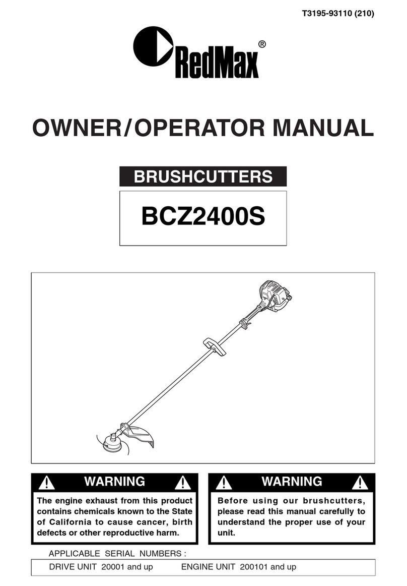 RedMax BCZ2400S Owner's manual