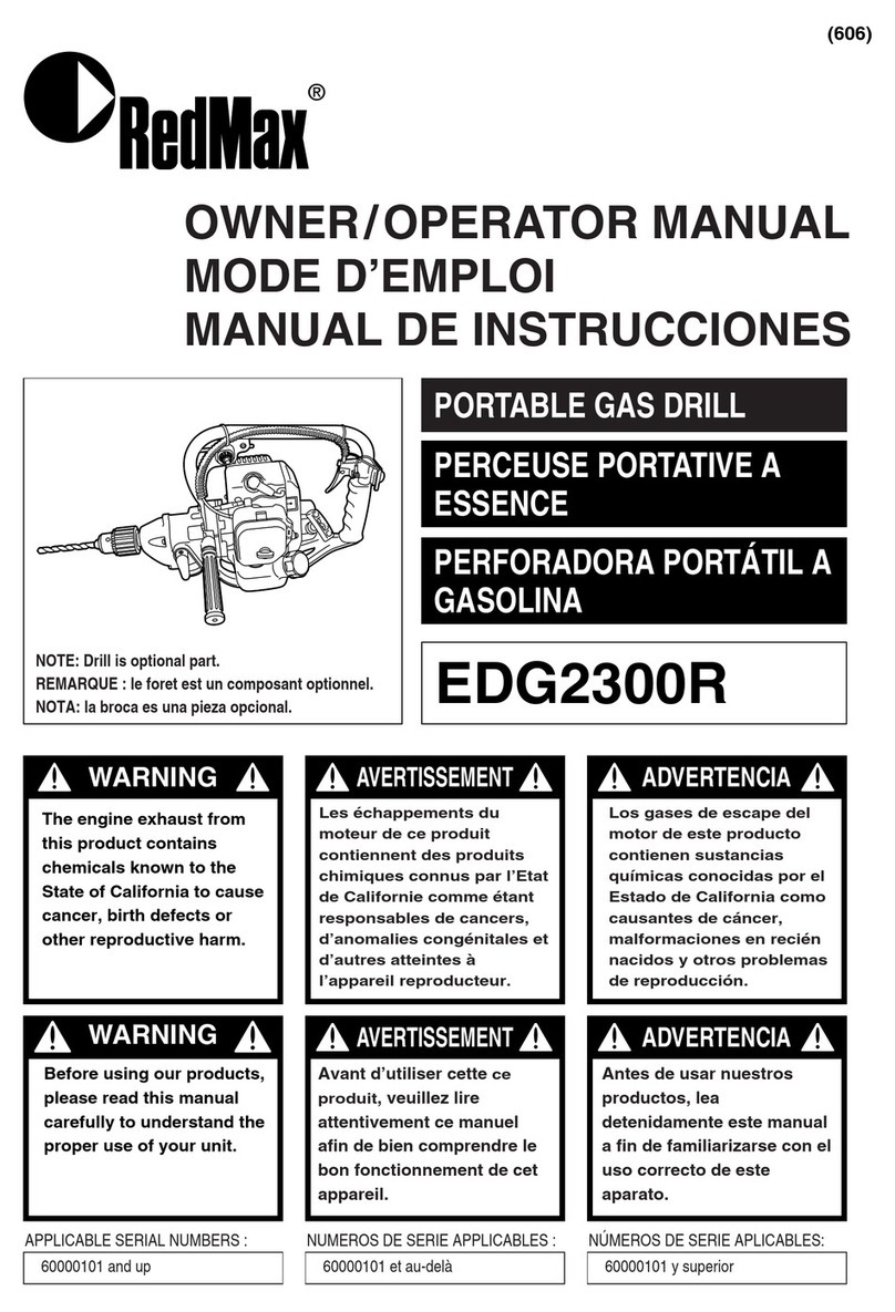 RedMax EDG2300R Owner's/operator's manual