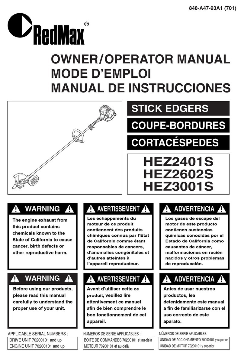 RedMax HEZ2401S Owner's/operator's manual