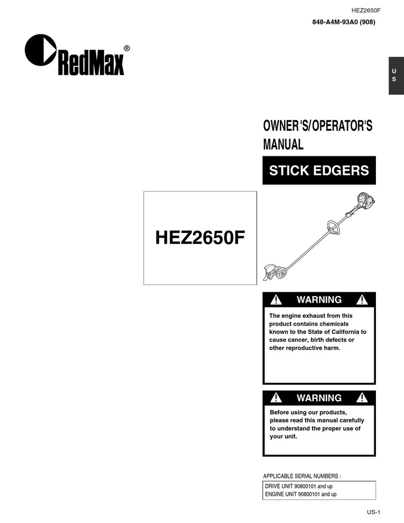 RedMax HEZ2650F Owner's manual