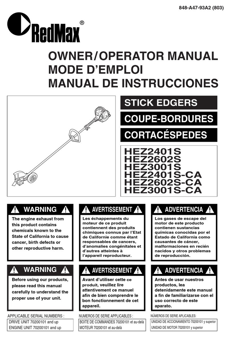 RedMax HEZ2401S-CA Owner's/operator's manual