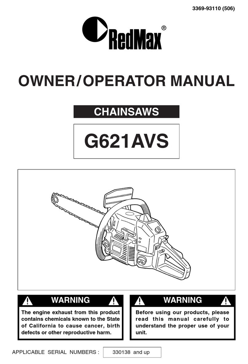 RedMax G621AVS Owner's manual