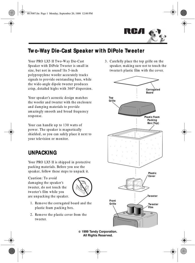 RCA PRO LX5 II user manual