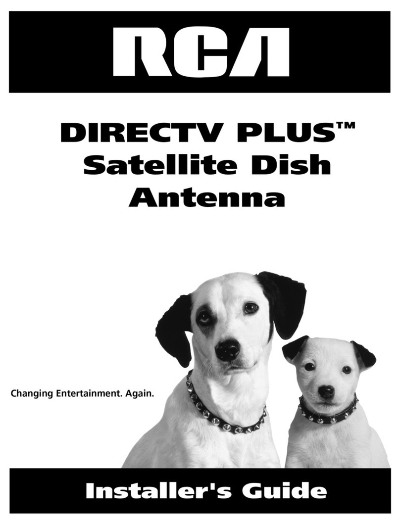 RCA DIRECTV PLUS 15407690 Installer's guide