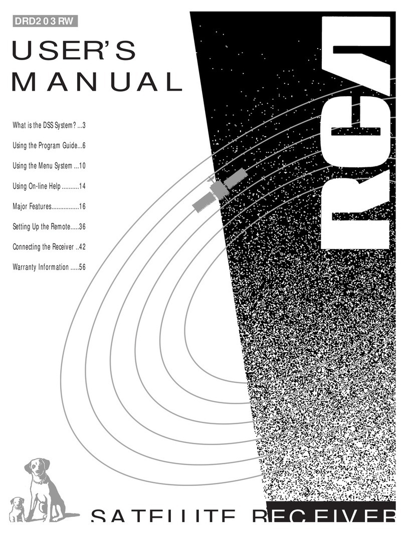 RCA DRD203 RW User manual