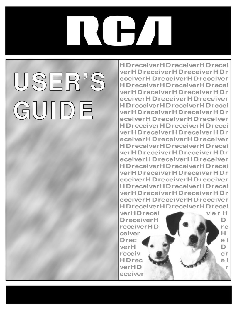 RCA HD Receiver User manual