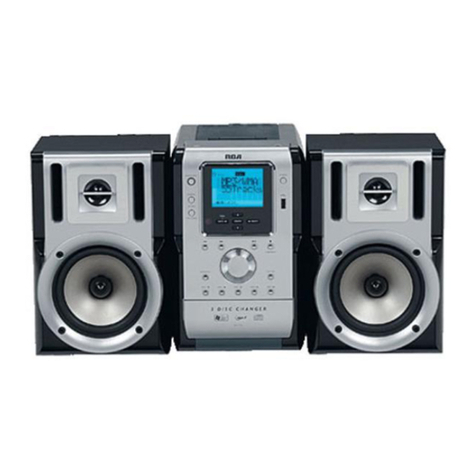 RCA RS2135I - Compact Audio System User manual