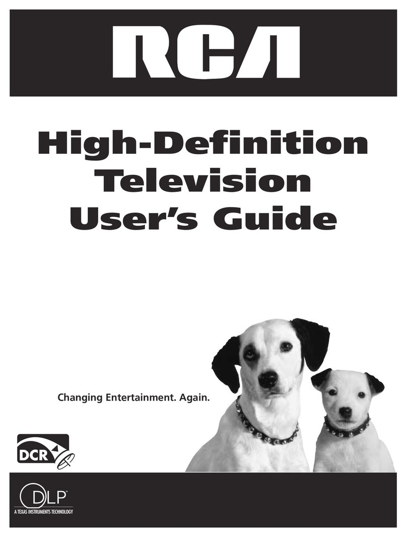 RCA HD61LPW52 User manual