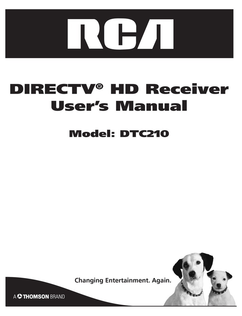 RCA DTC210 User manual