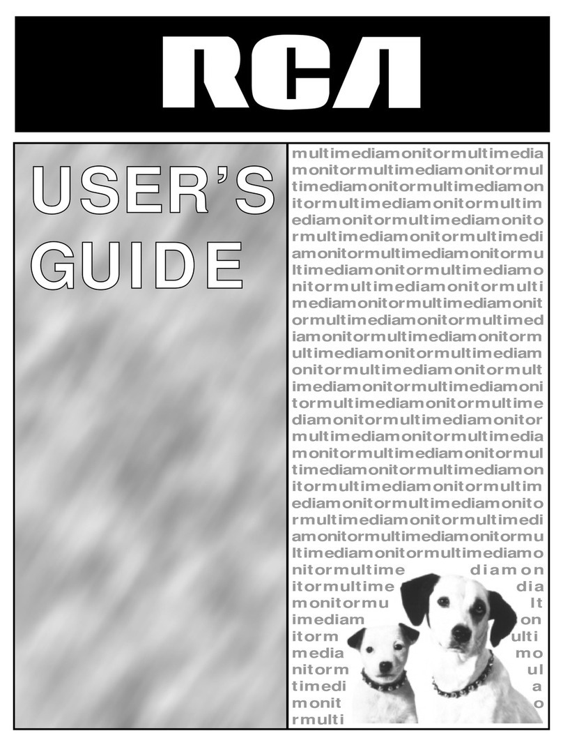 RCA MultiMedia Monitor user guide