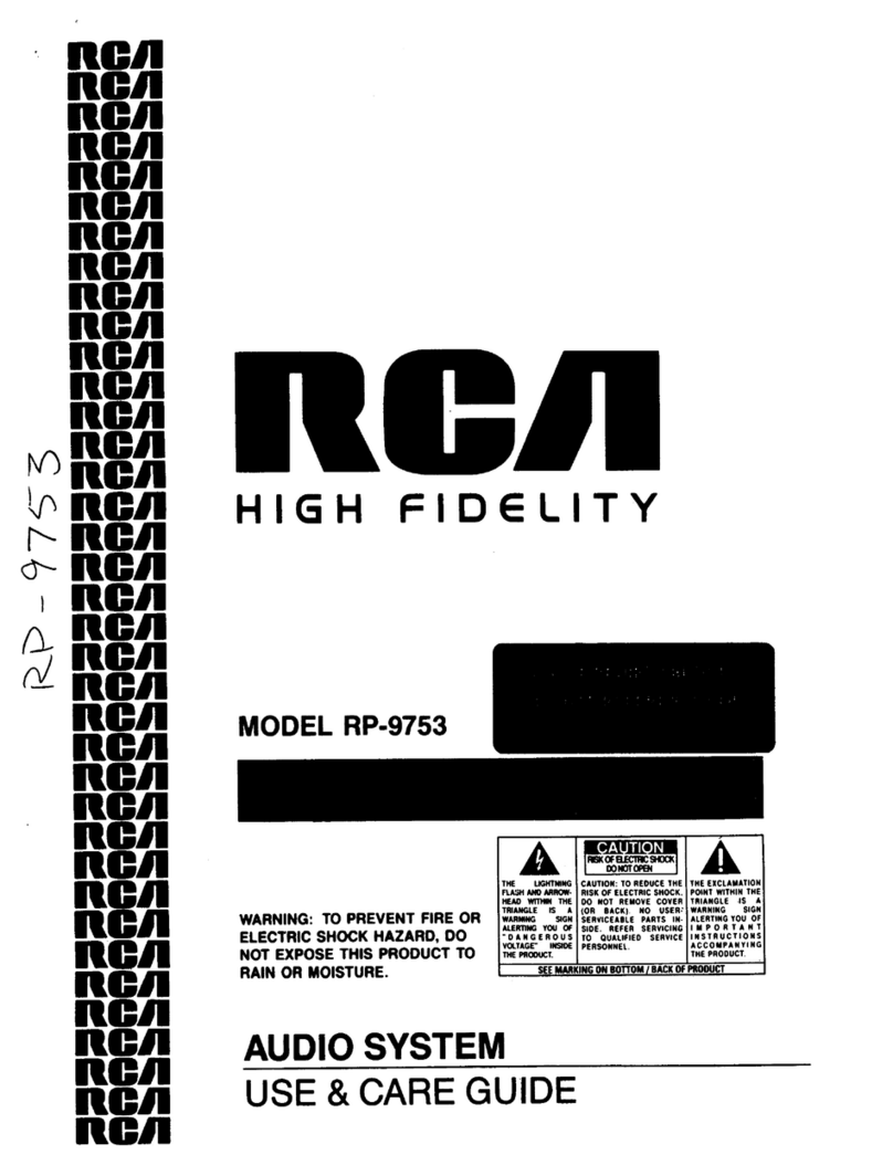 RCA RP-9753 User manual