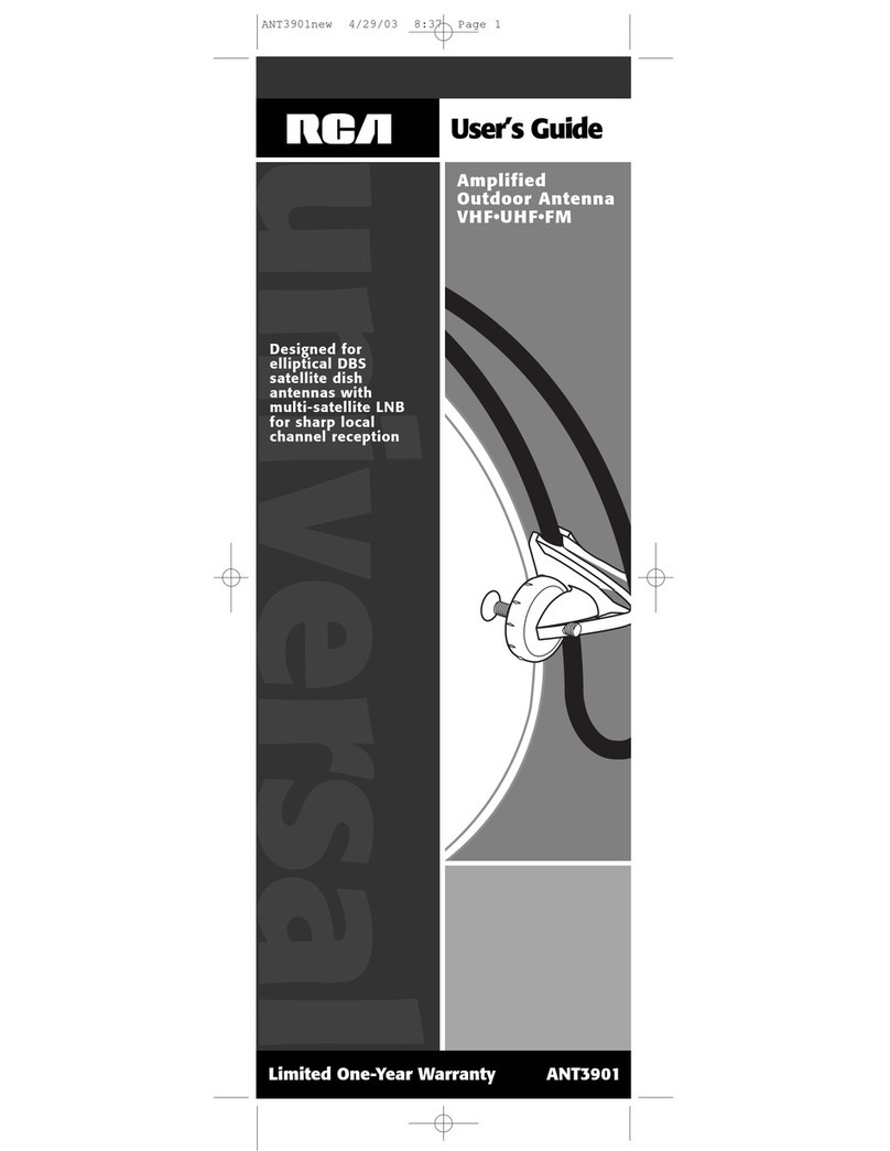 RCA ANT3901 User manual