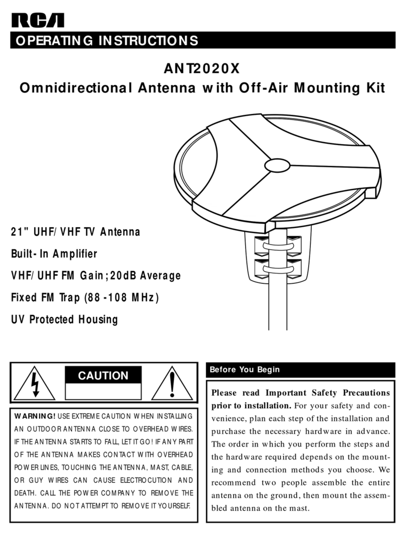RCA ANT2020X User manual