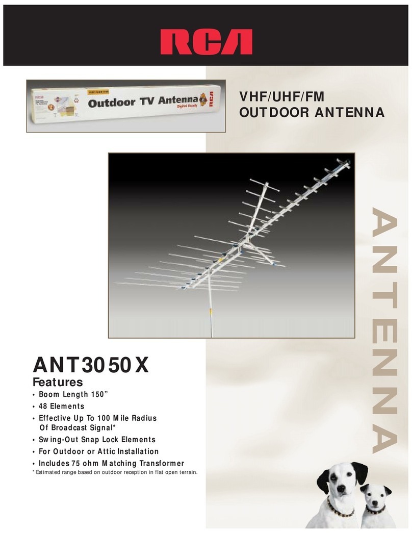 RCA ANT3050X User manual