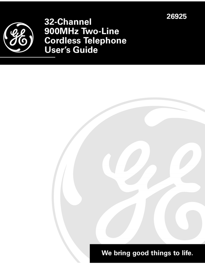 GE 26925 User manual