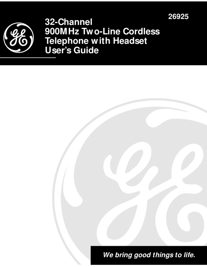 GE 26925A User manual