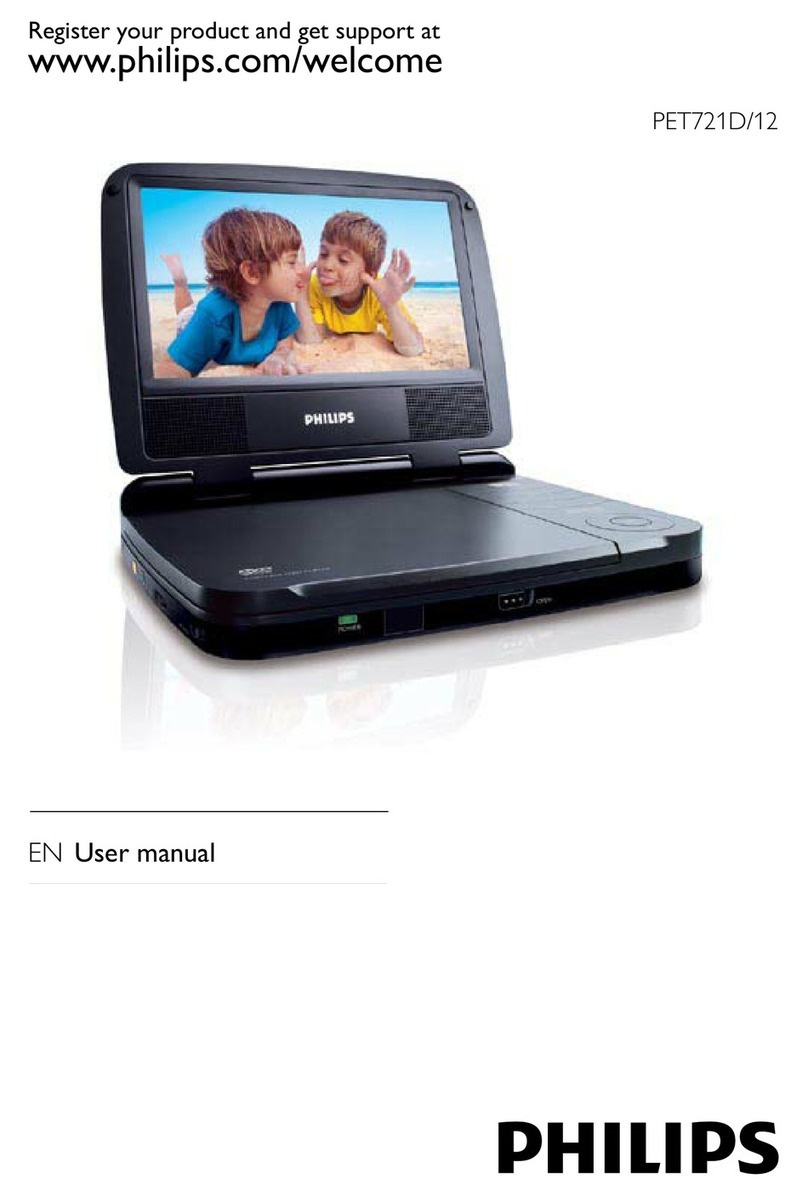 Philips PET721D/12 User manual