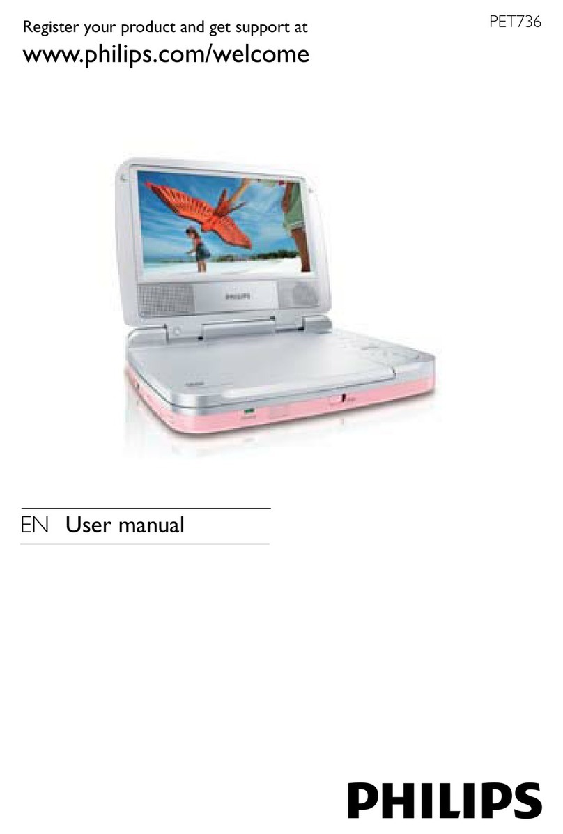 Philips PET736C user manual