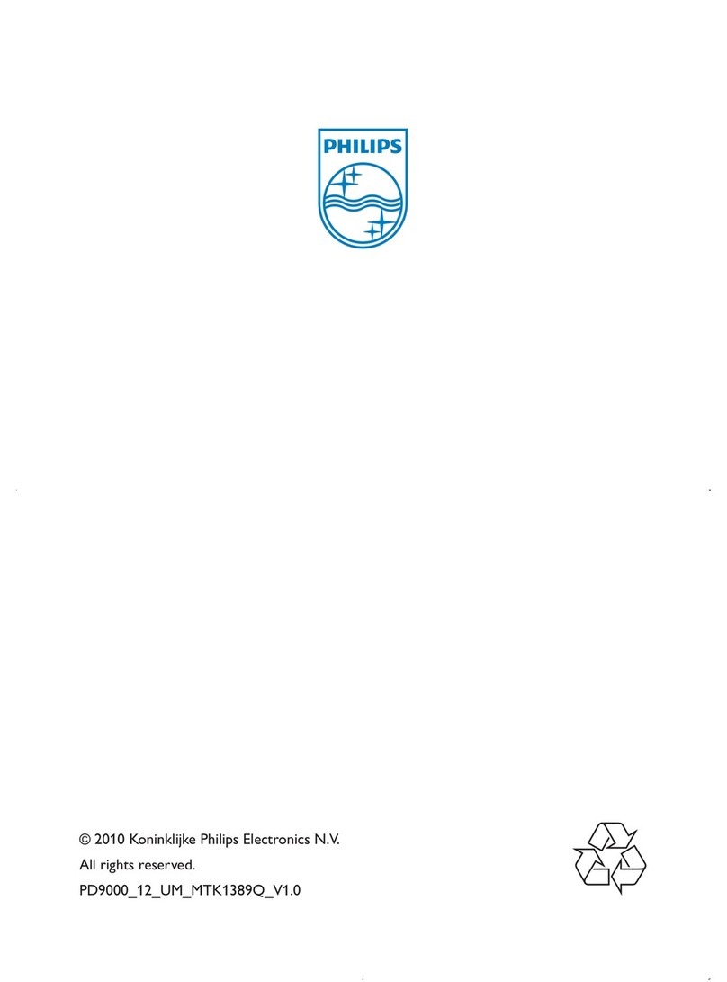 Philips PD9000/12 user manual