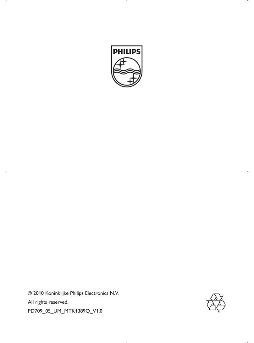 Philips PD709 user manual