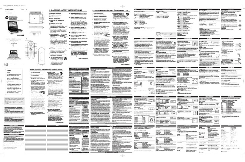 Philips PET708 user manual