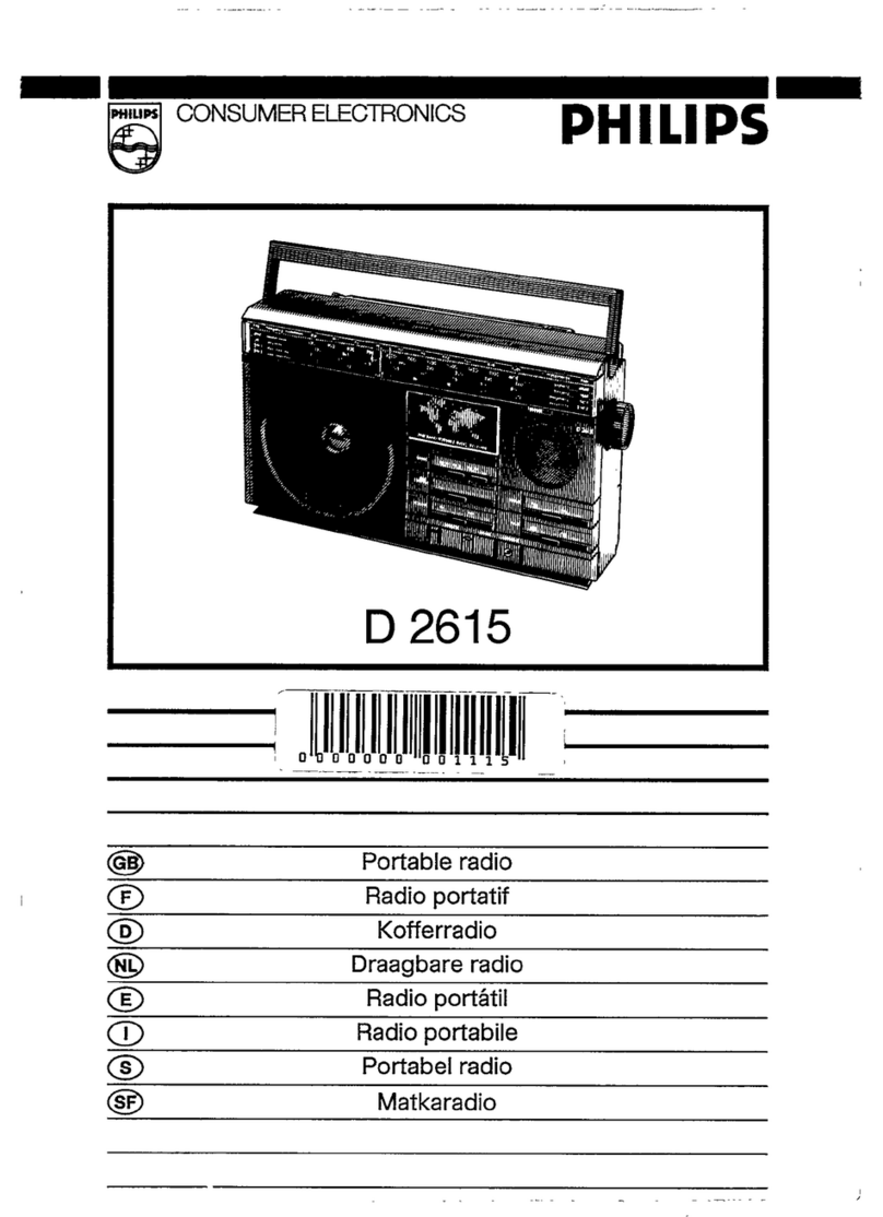 Philips D 2615 User manual