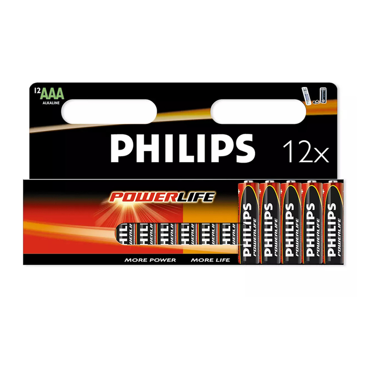 Philips Power Life LR03PC12C Specifications