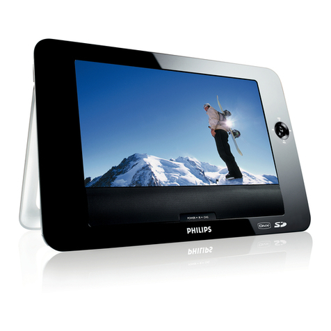 Philips PET831 Specification sheet