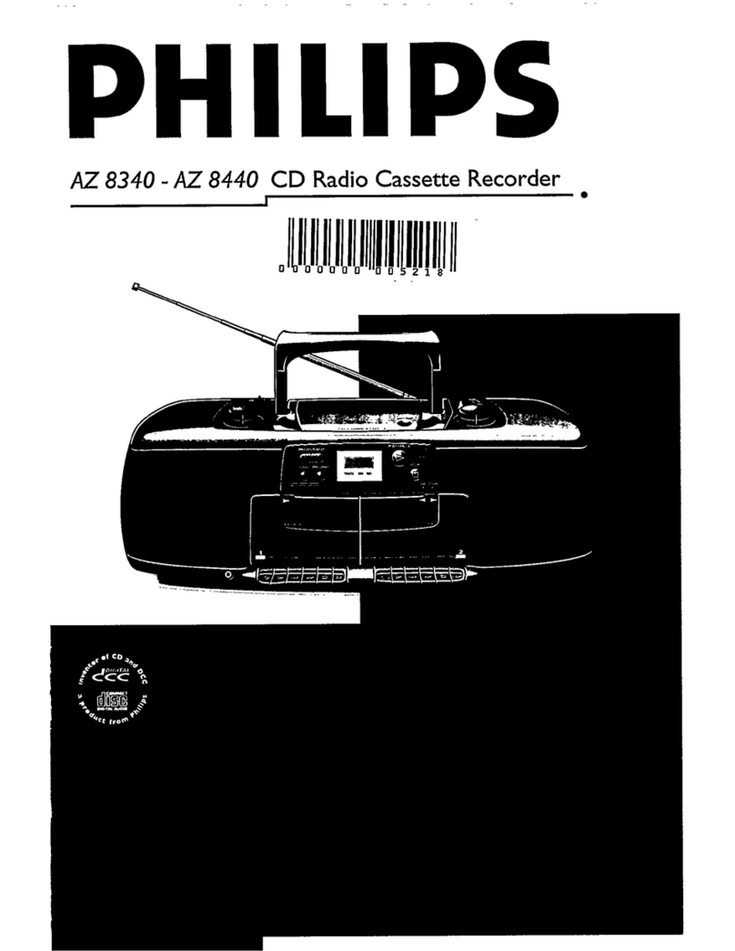 Philips AZ8340 User manual