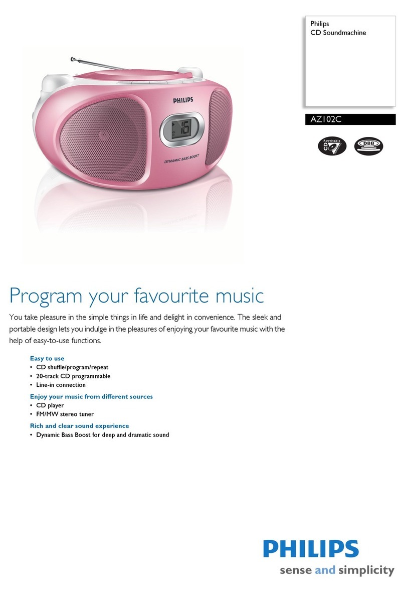 Philips AZ102C User manual