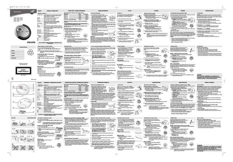 Philips AX5200 user manual