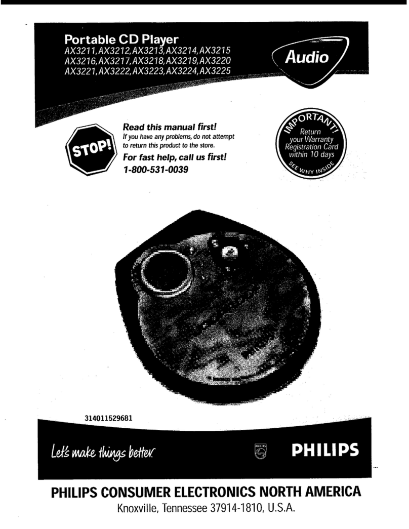 Philips AX3217/17B User manual