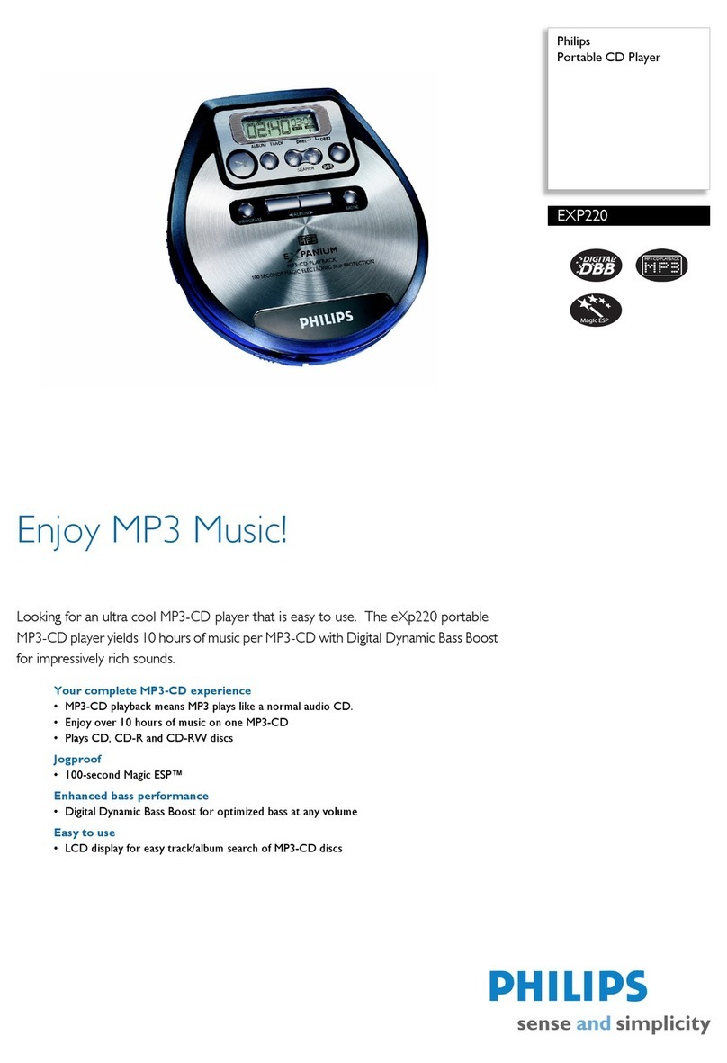 Philips EXPANIUM EXP220 User manual