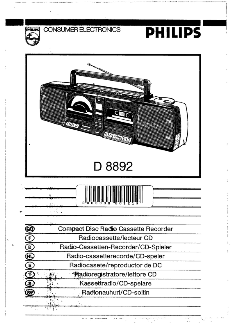 Philips D8892 User manual
