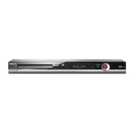 Philips DVDR3455H User manual