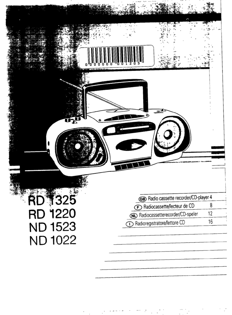 Philips RD 1022 User manual