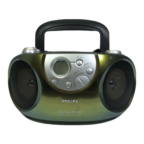 Philips AZ3020 User manual