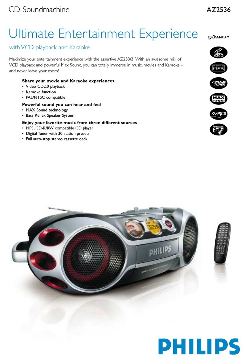 Philips AZ2536/01 User manual Philips AZ2536/01 User manual