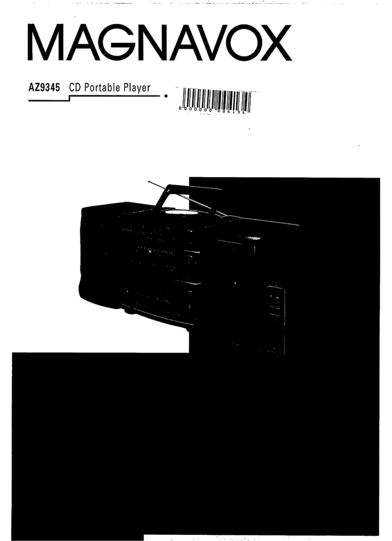 Philips AZ9345 User manual